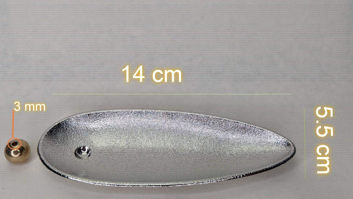 *New* Silver Coated Tray with Copper Ball Incense Holder -