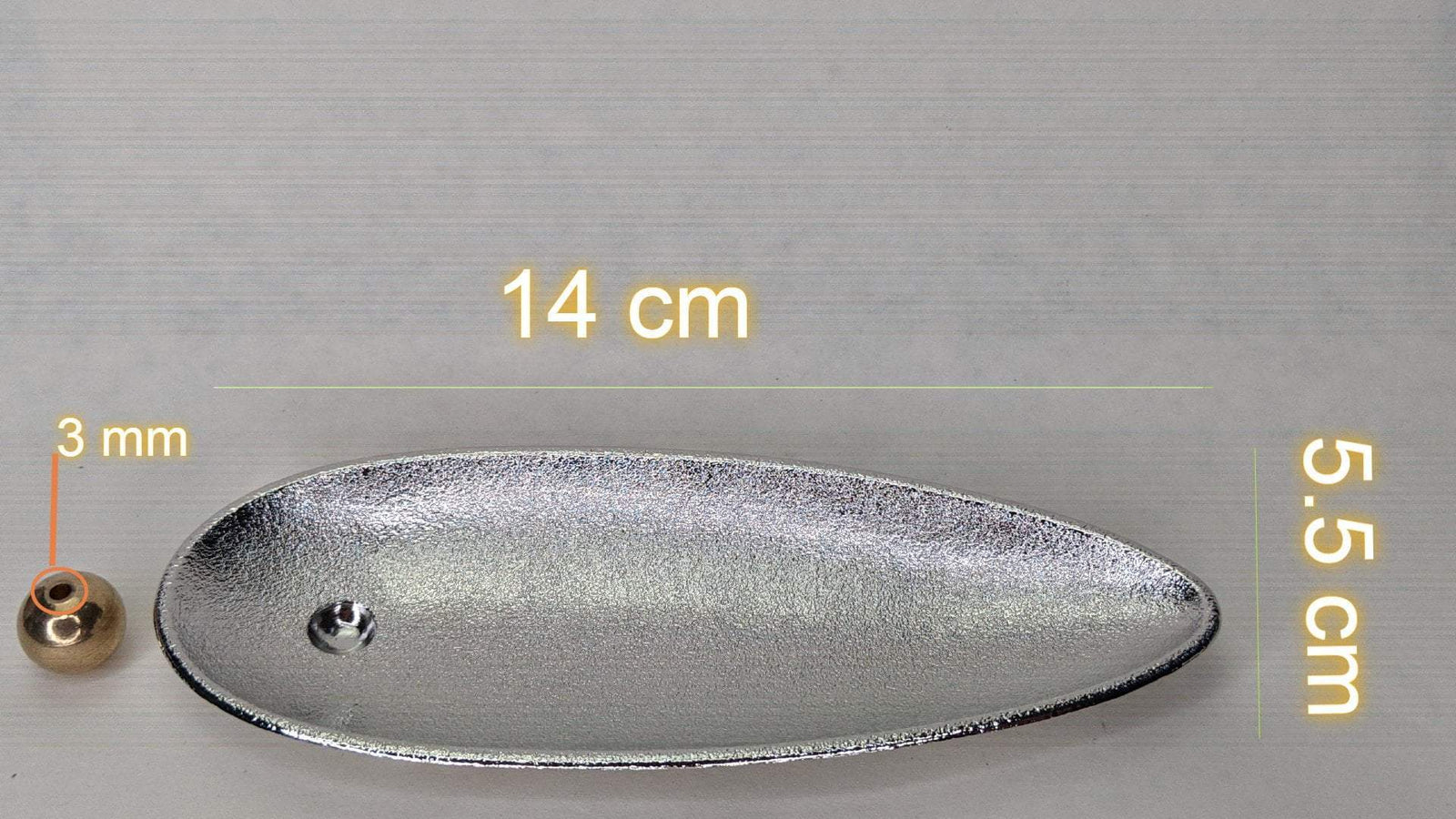 *New* Silver Coated Tray with Copper Ball Incense Holder -