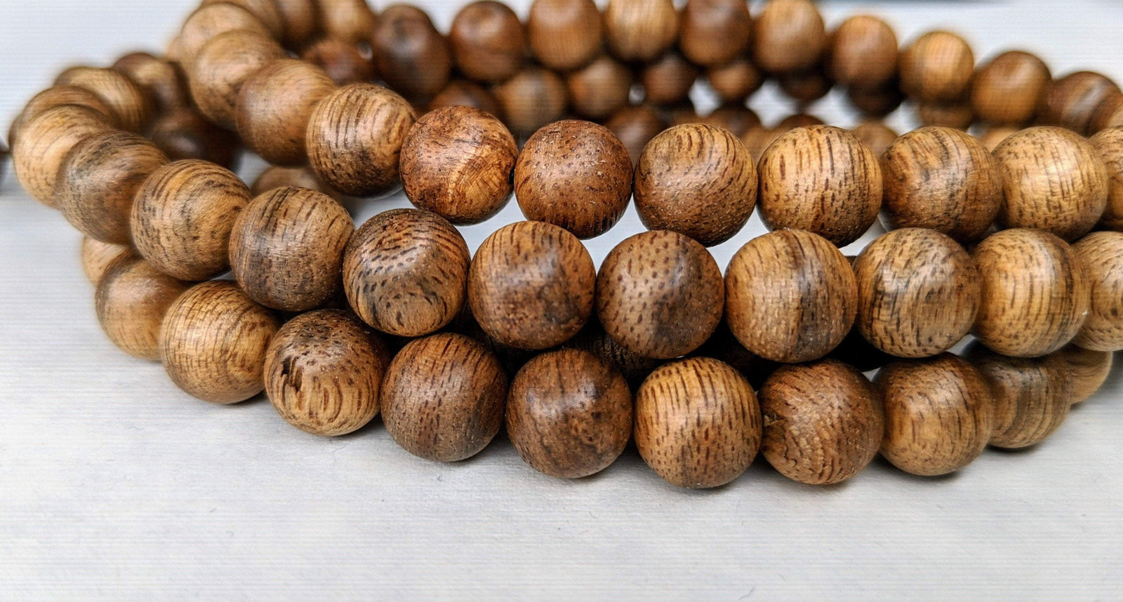 *New* The Classic Kalimantan 108 mala Wild Agarwood beads 8mm 20g -