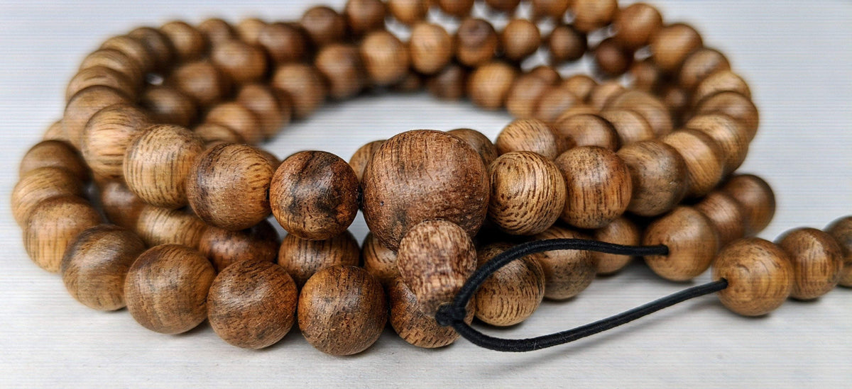 *New* The Classic Kalimantan 108 mala Wild Agarwood beads 8mm 20g -