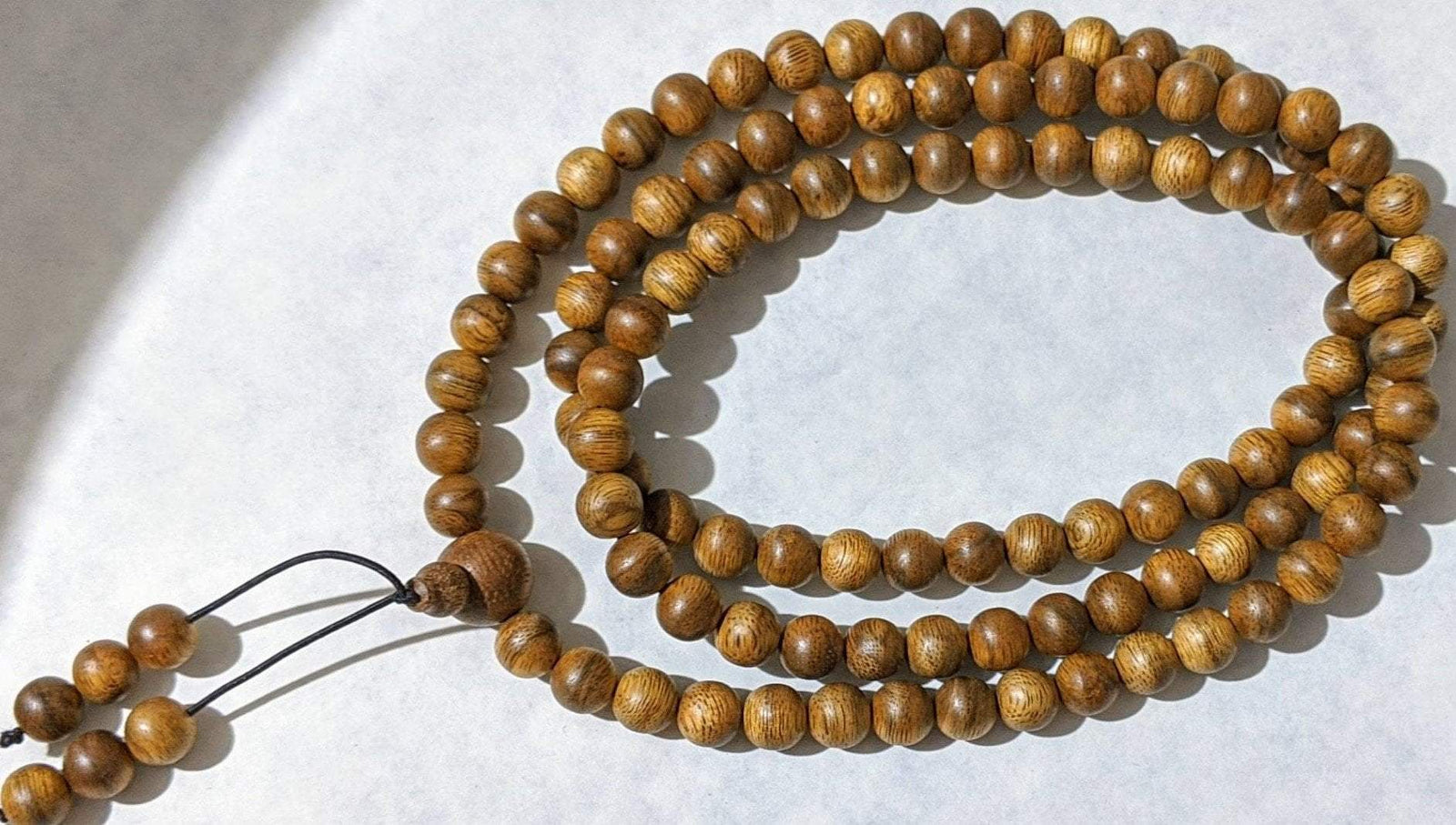 *New* The Classic Kalimantan 108 mala Wild Agarwood beads 8mm 20g -