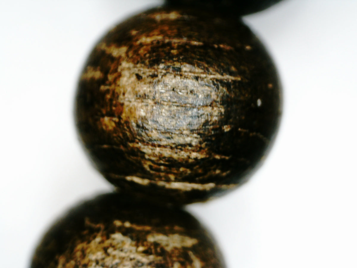 Sold- The Ethereal Wild Agarwood 108 mala from Berau East Borneo 6mm 13g -