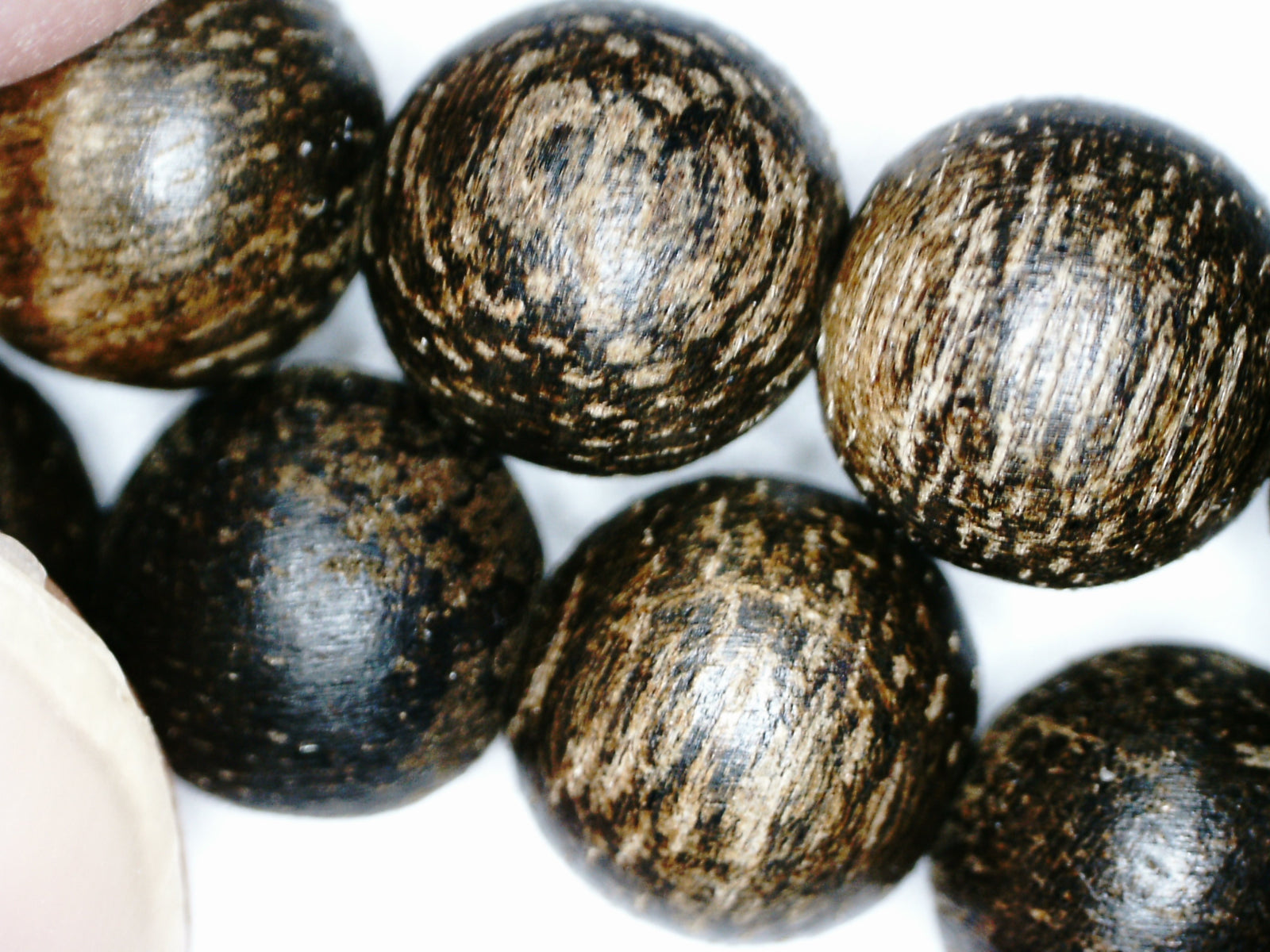 Sold- The Ethereal Wild Agarwood 108 mala from Berau East Borneo 6mm 13g -