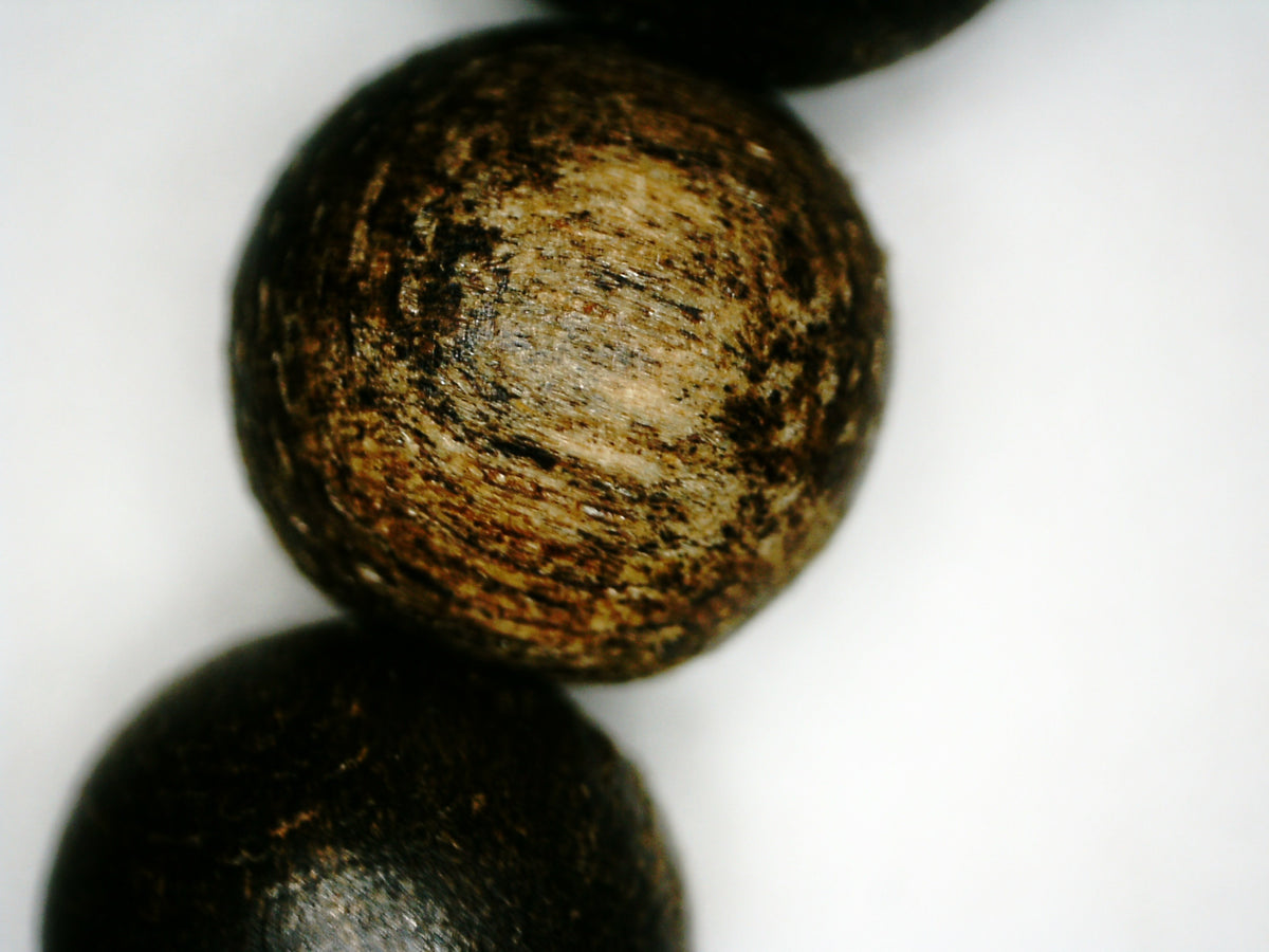 Sold- The Ethereal Wild Agarwood 108 mala from Berau East Borneo 6mm 13g -