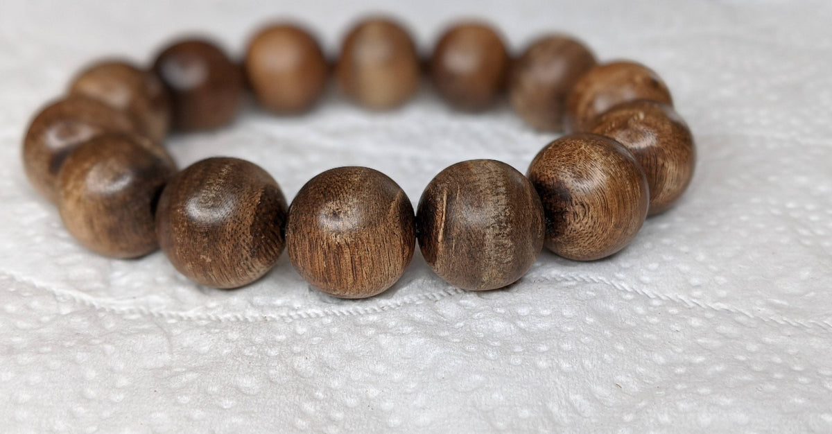 *New* The KFTD Koi Fish Turn Dragon - Wild Agarwood Bracelet 16mm 28g -