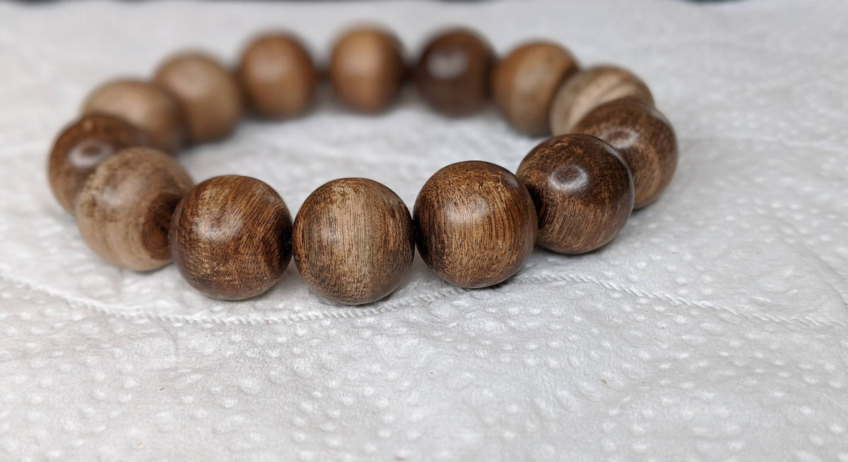 *New* The KFTD Koi Fish Turn Dragon - Wild Agarwood Bracelet 16mm 28g -