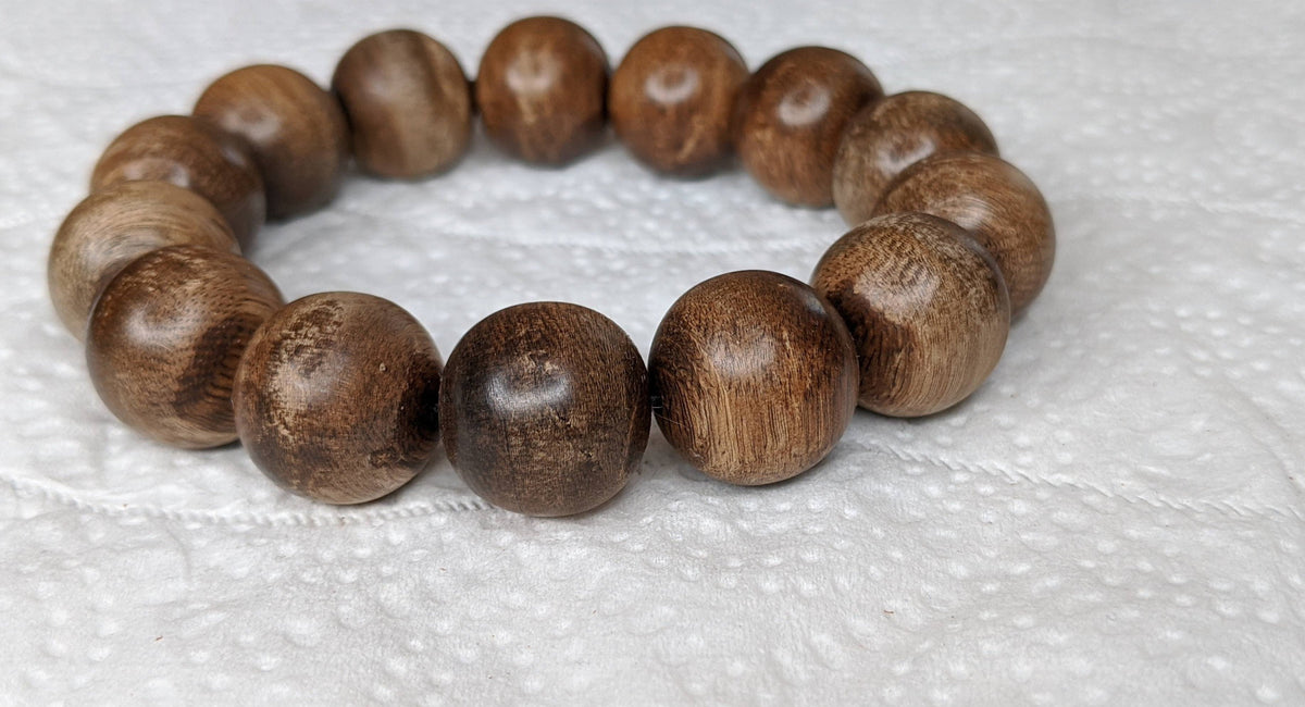 *New* The KFTD Koi Fish Turn Dragon - Wild Agarwood Bracelet 16mm 28g -