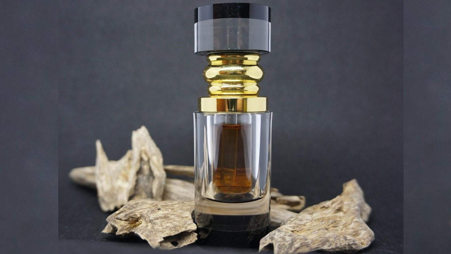 100% Pure Sustainably Cultivated Agarwood Oil (Oud) -Evergreen Superior Essential Oud Oil - 3ml Crystal Cylinder