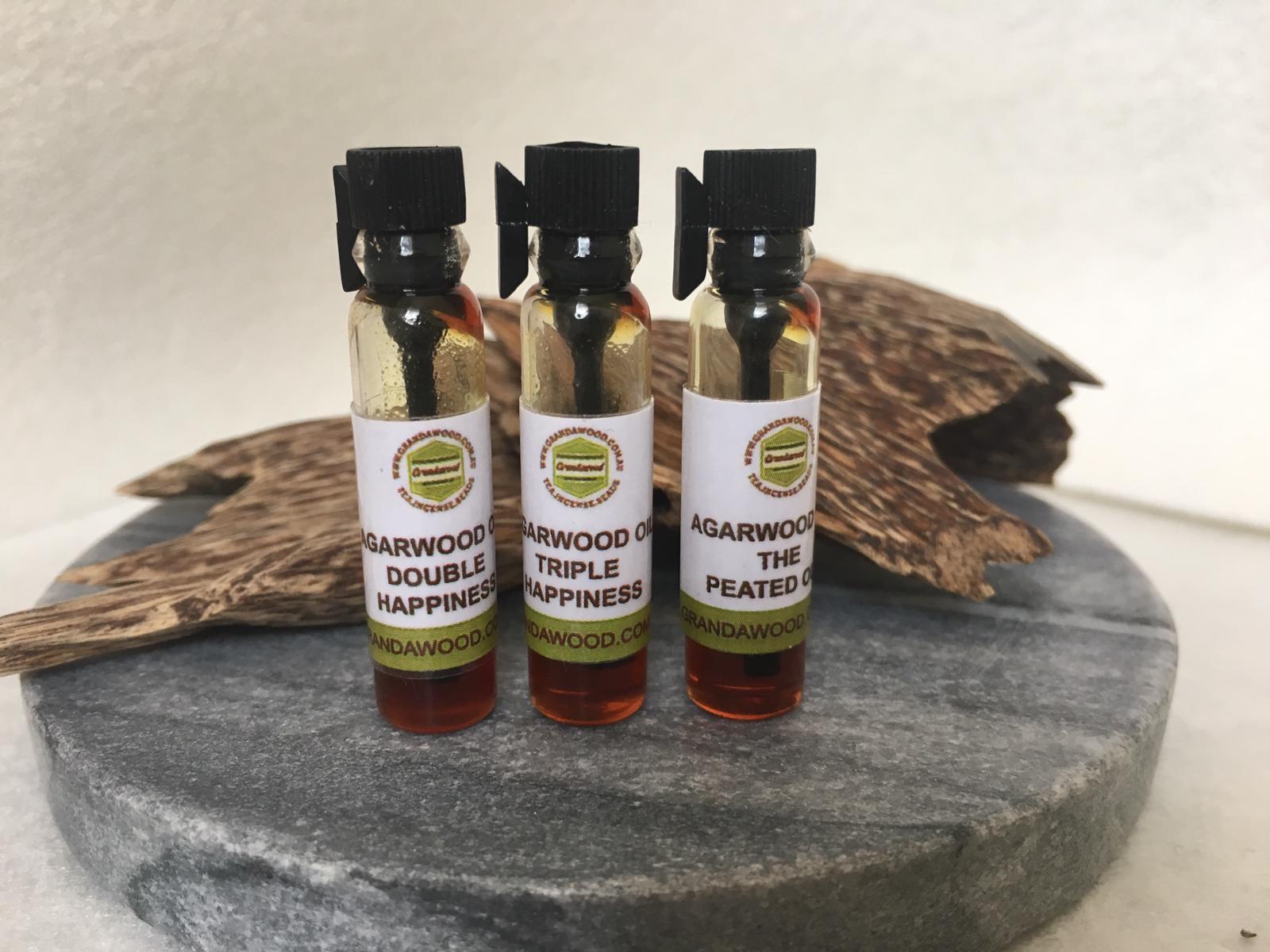 Agarwood (oud) Supercritical CO2 extract Sample Set - 0.5 ml x 3 -