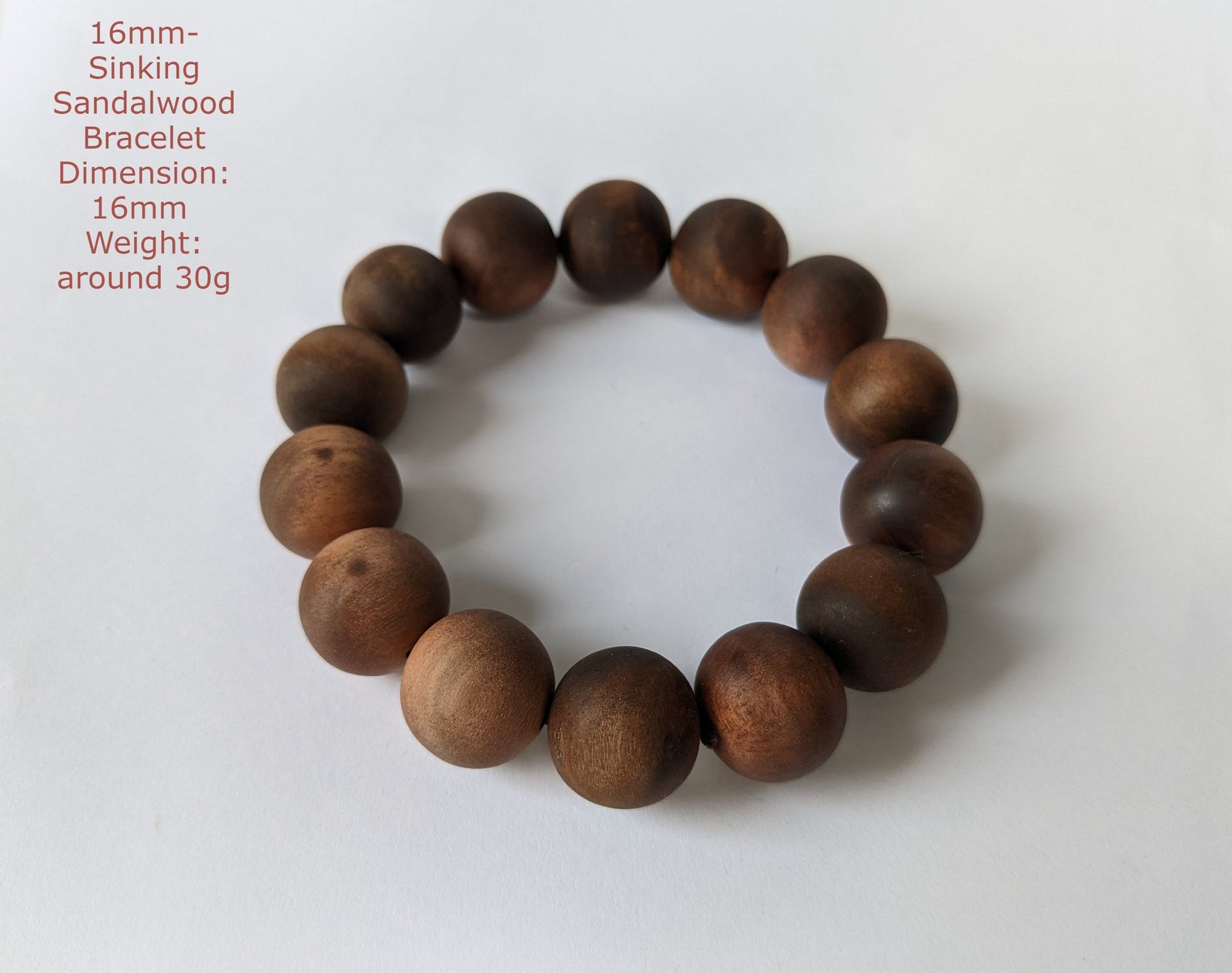 "The Beauty of the Death" Wild Aged Sandalwood beads -