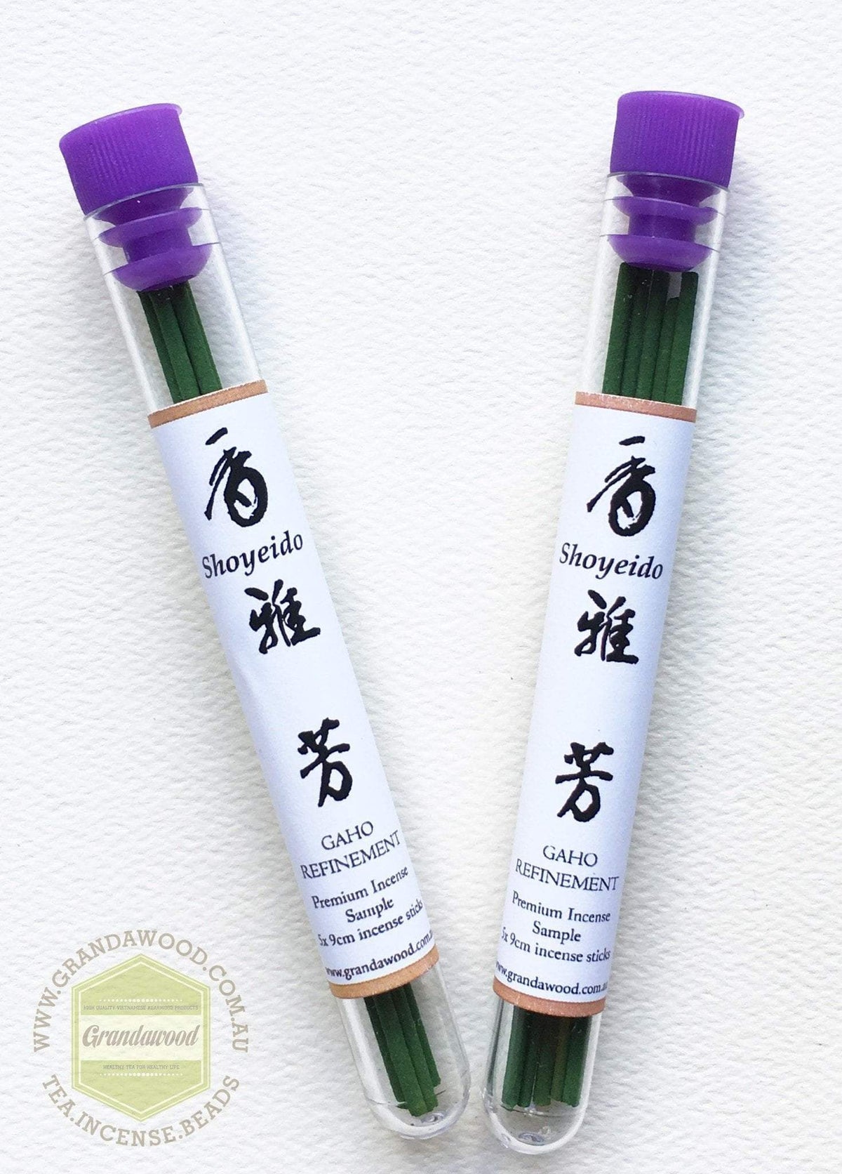 Shoyeido Premium Agarwood Incense Sample Set + Complement High Resin Cultivated Agarwood Chip -