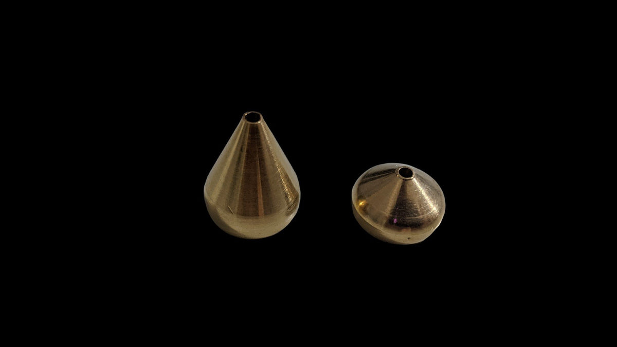 Teardrop Shape -Brass Incense Holder -
