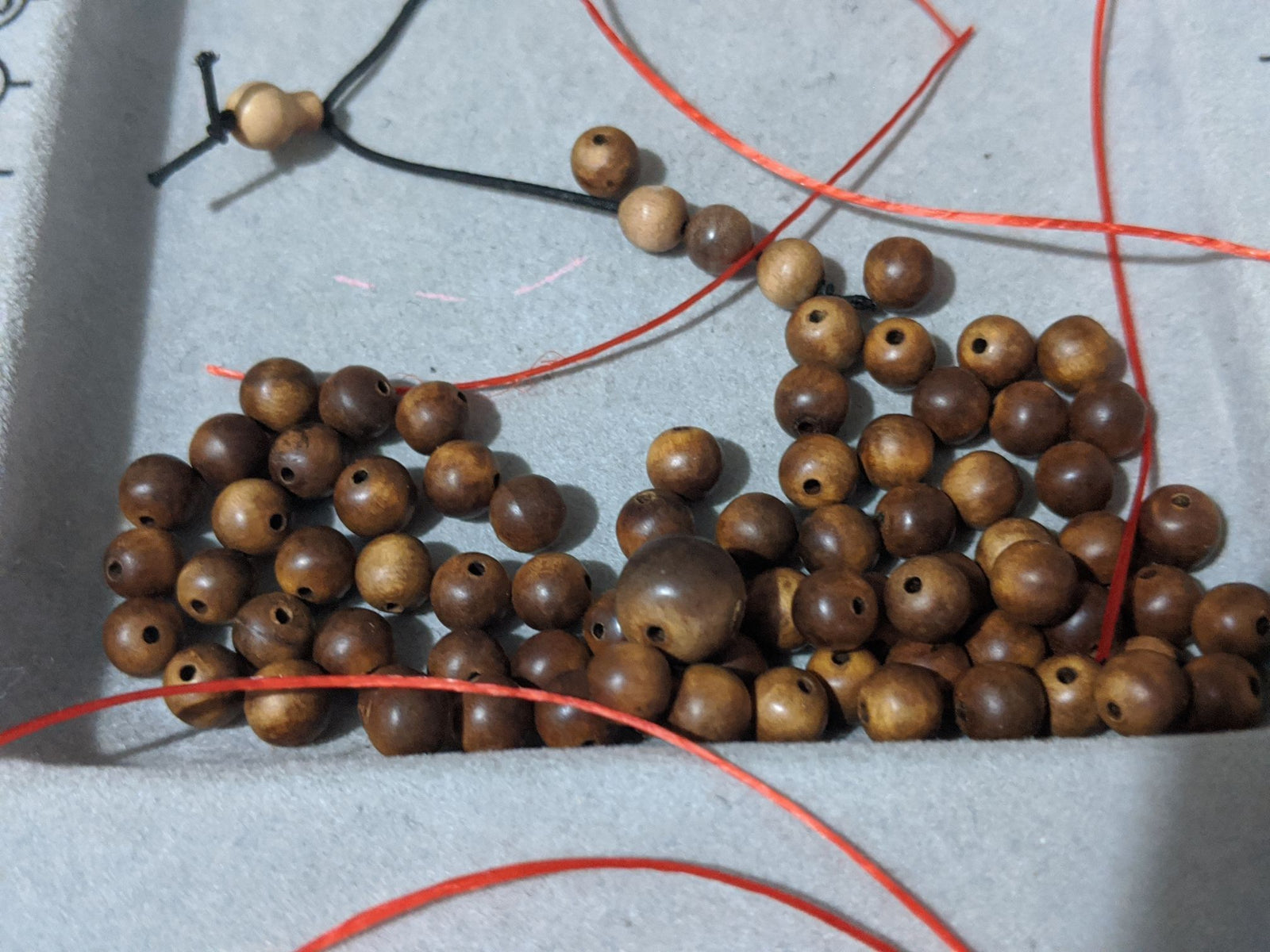 "The Beauty of the Death" Wild Aged Sandalwood beads -