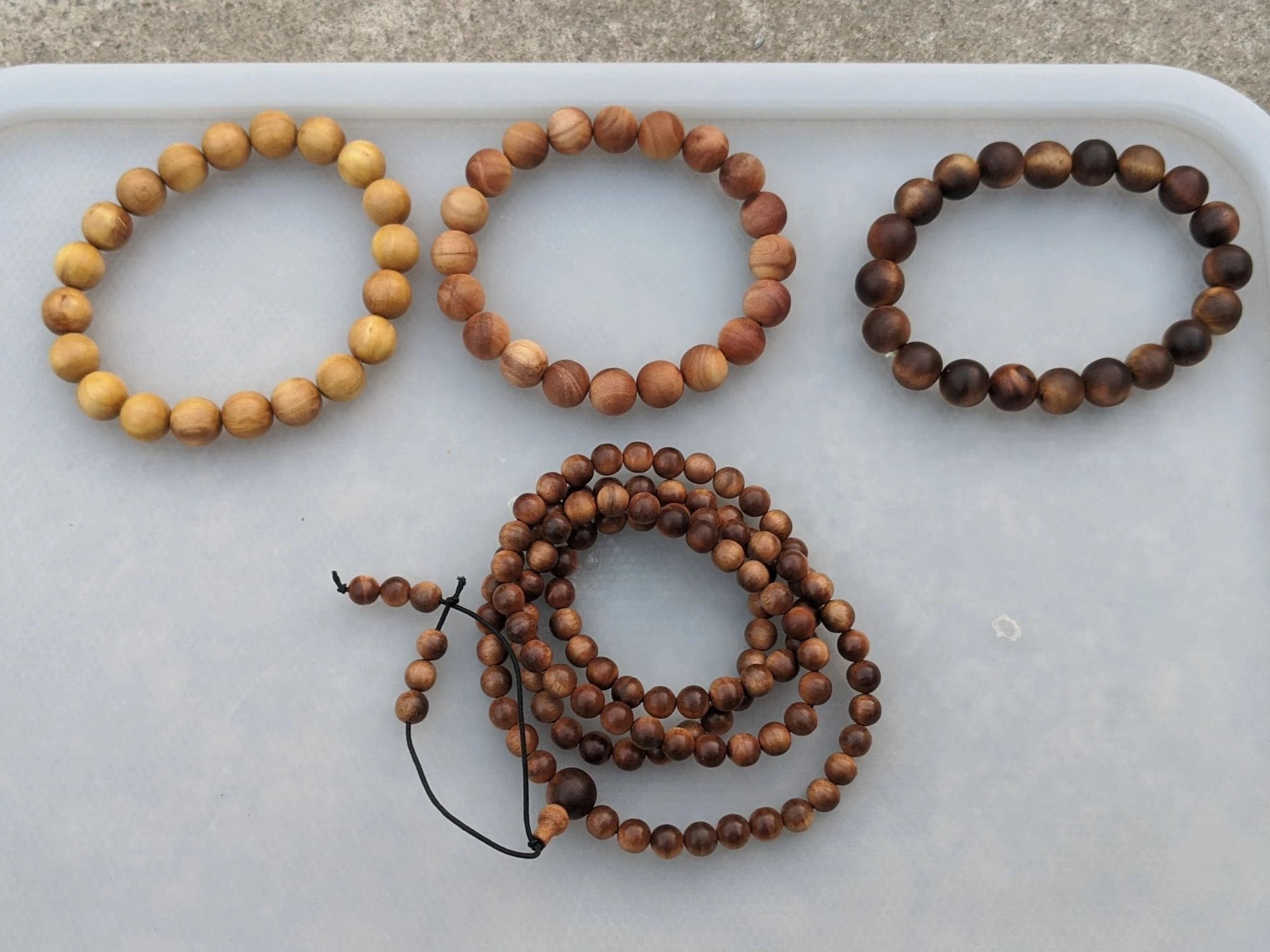 "The Beauty of the Death" Wild Aged Sandalwood beads -