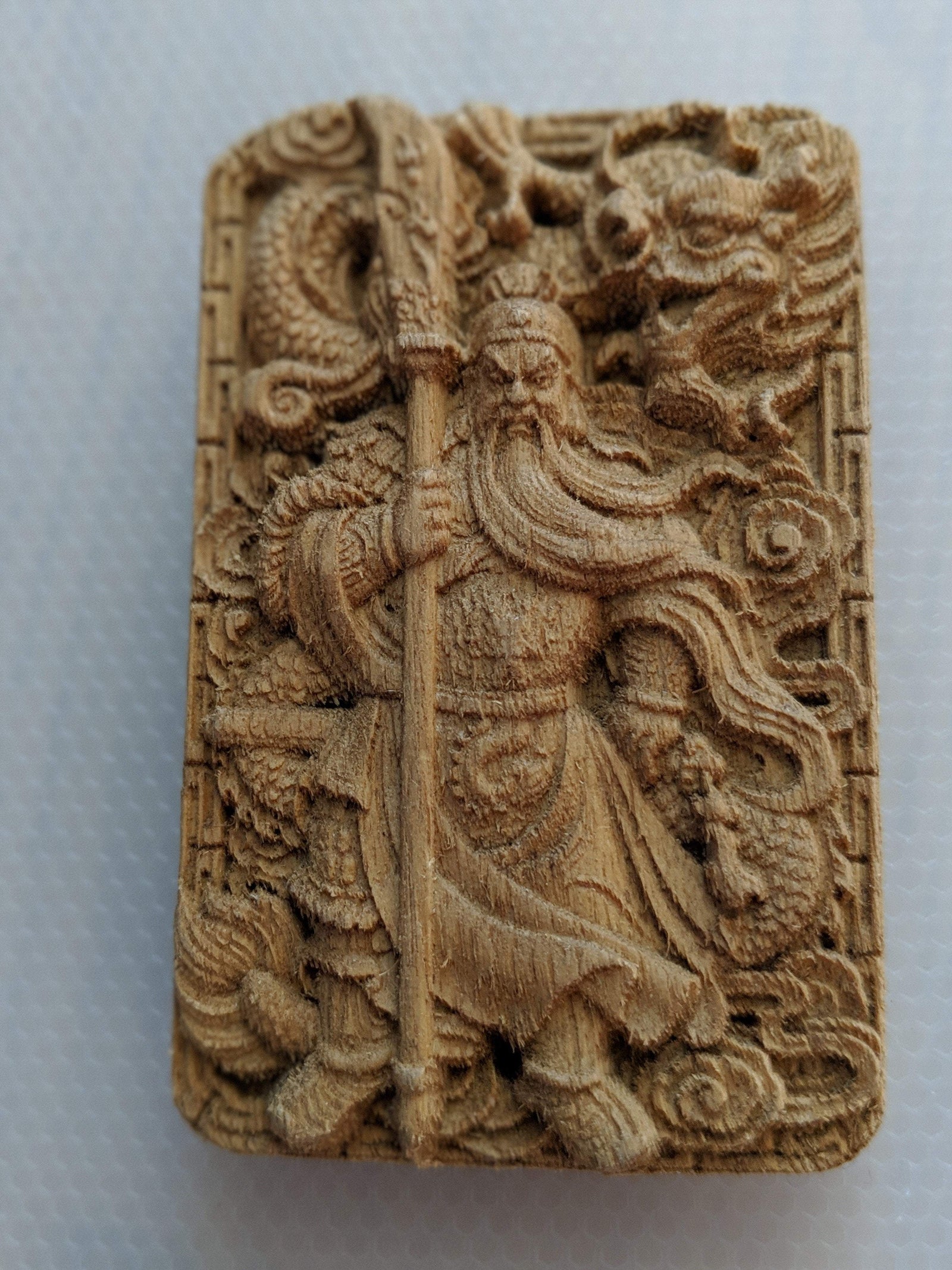 The God of War Guan Yu Agarwood Pendant / Car Hanger -