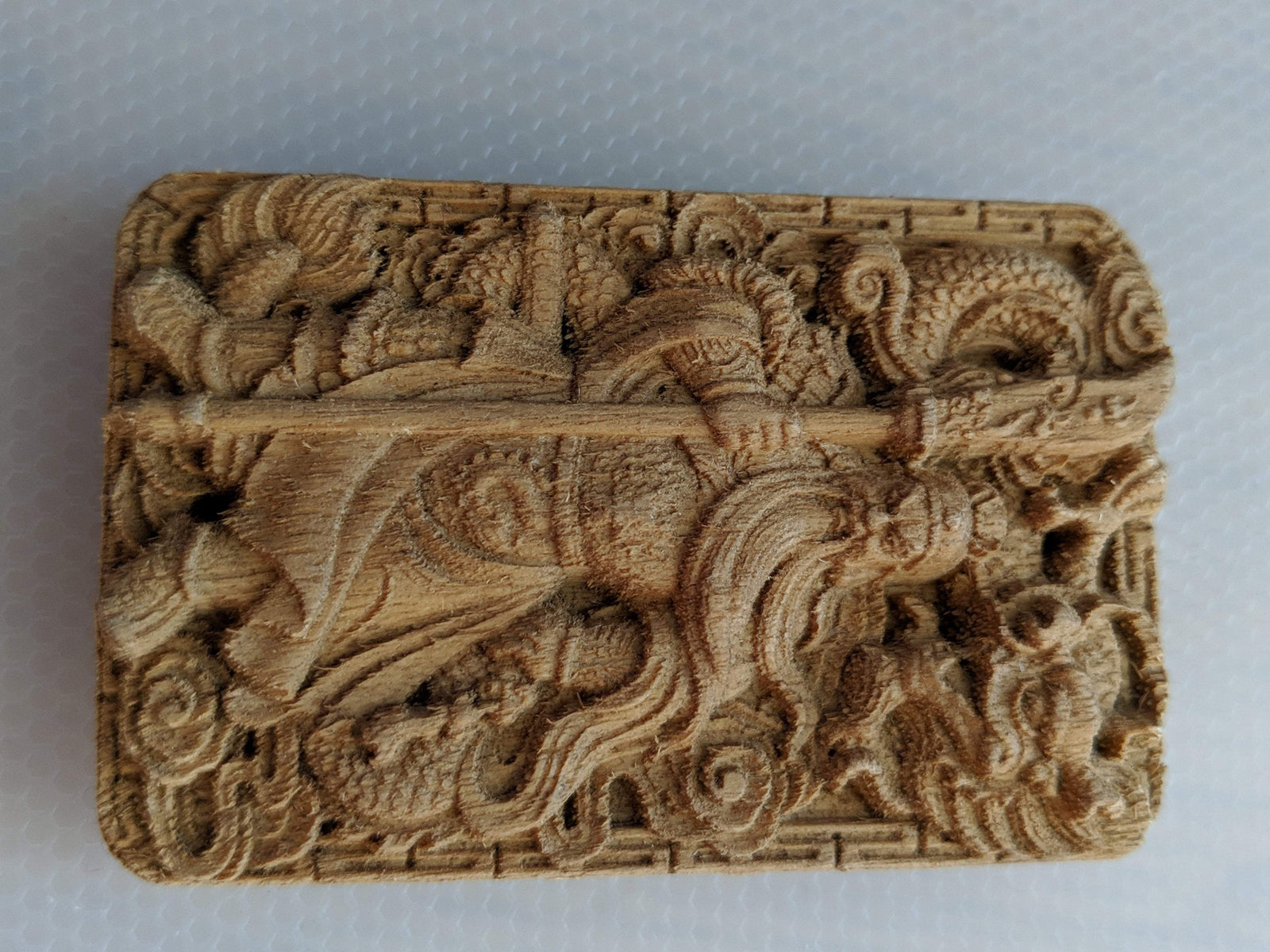 The God of War Guan Yu Agarwood Pendant / Car Hanger -