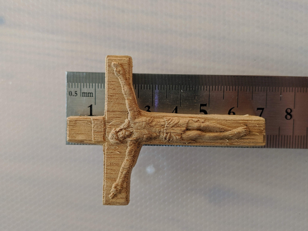 The Holy Cross / Crucified Jesus made from cultivated agarwood -