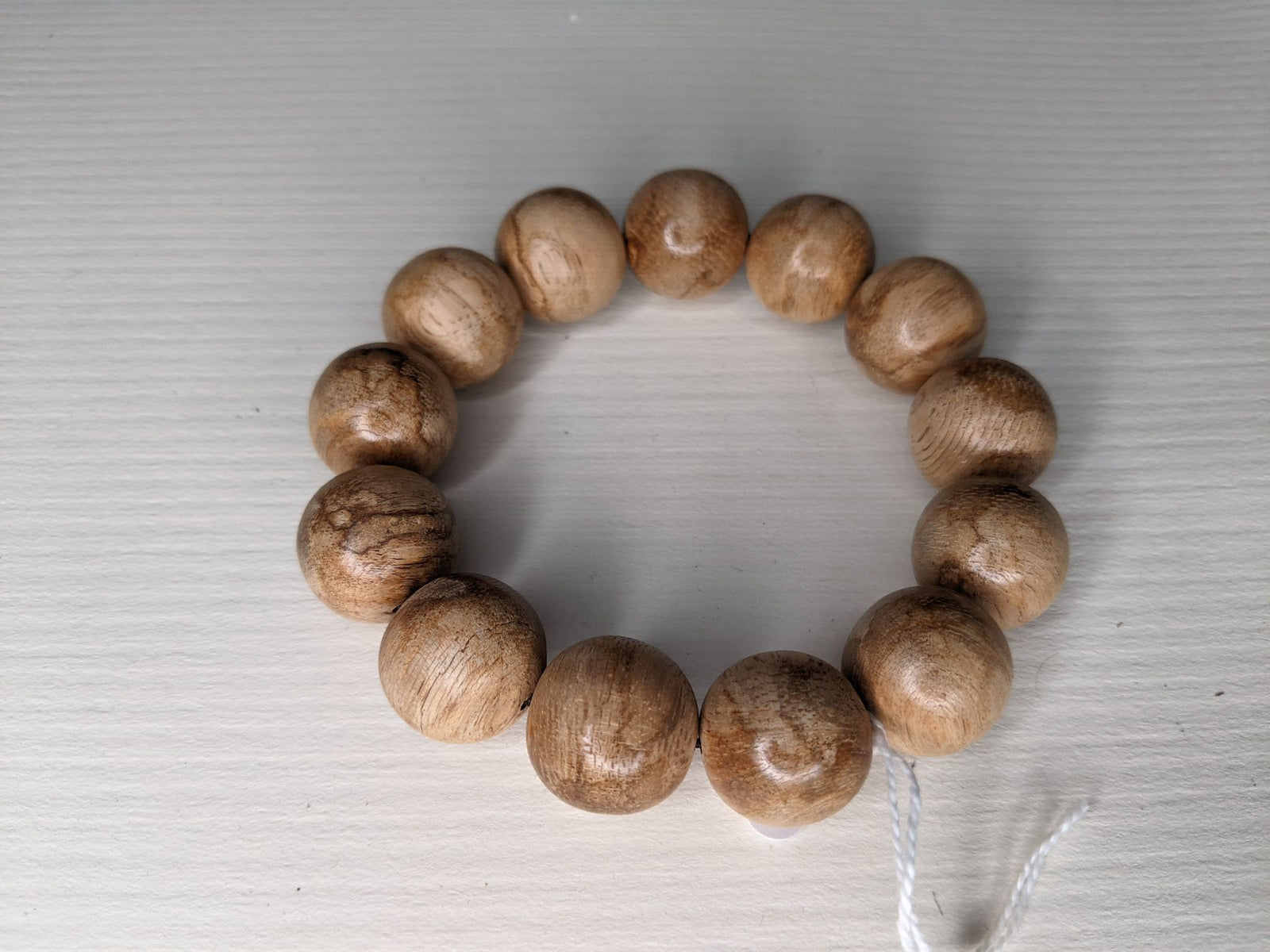 Wild Agarwood bead Tiger pattern + Cultivated Agarwood Bracelet -